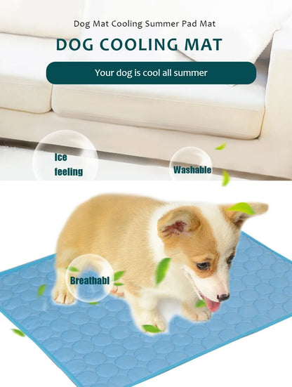 Tapete Refrescante para Cães e Gatos — Cama Fria de Verão